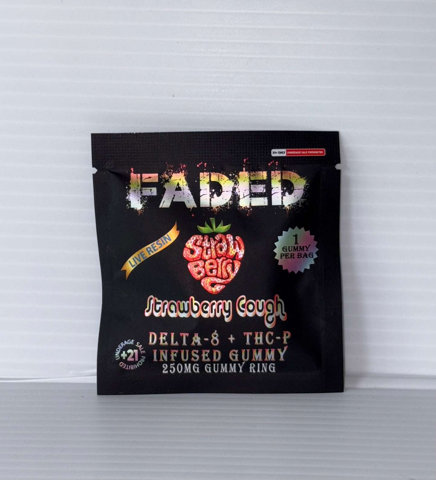 FADED LIVE RESIN/FLYING HORSE SINGLE GUMMIE