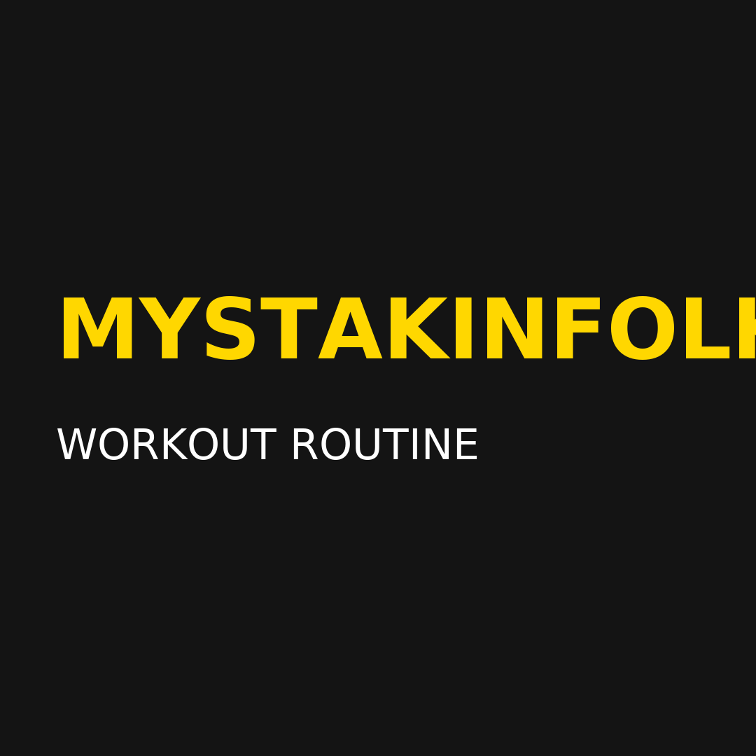 ⭐ Mystakinfolk’s Daily Body Goals Routine — Digital Fitness Program
